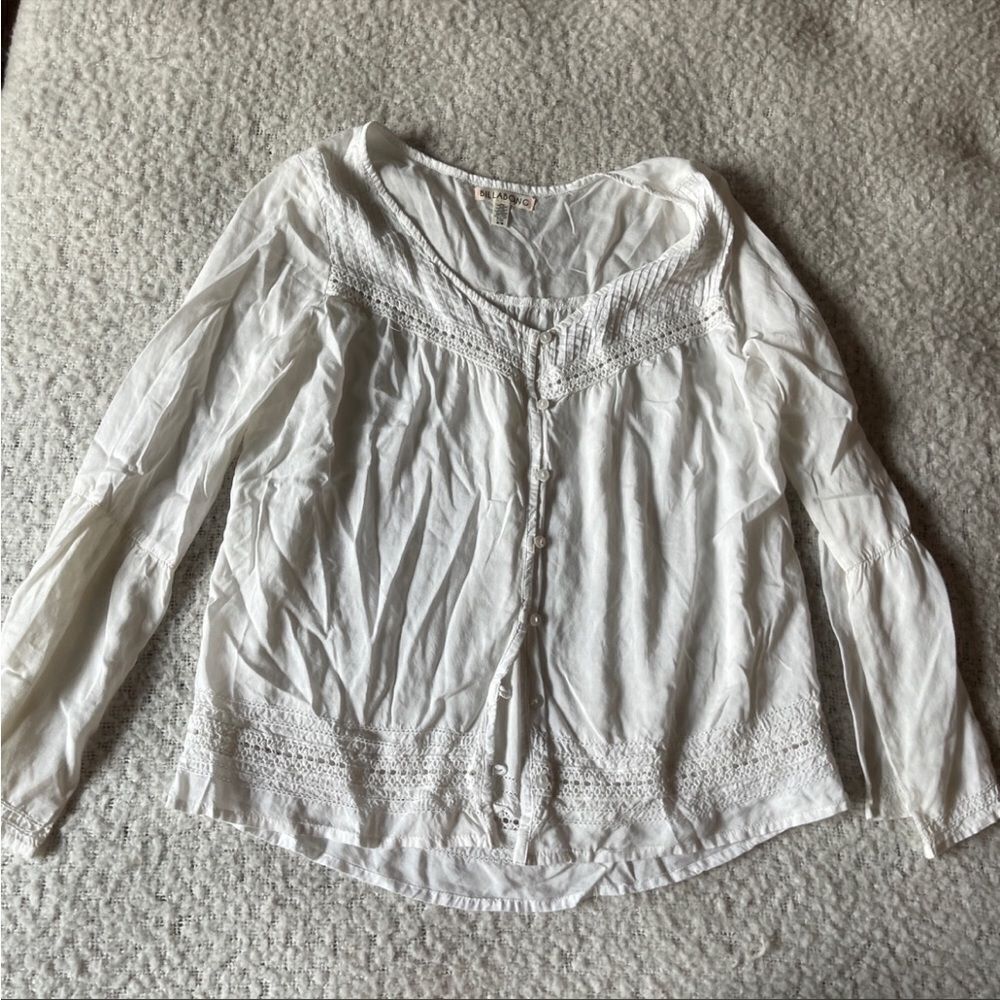 Billabong medium white blouse